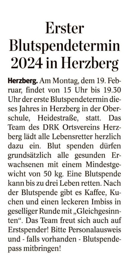 Harzkurier 13.02.2024